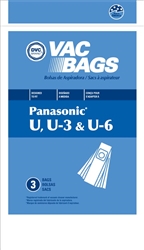 Panasonic Replacement Vacuum Bags, PR-14005