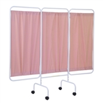 R&B Wire Privacy Screen w/ Antimicrobial Panels & Casters