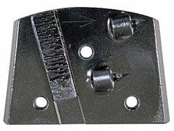 EDCO QC-PCD1-B right-hand diamond PCD with black backing segment for Magna-Trap dual-disc concrete grinders
