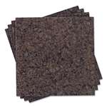 Quartet&reg; Cork Panel Bulletin Board, Natural Cork, 12 x 12, 4 Panels/Pack # QRT101