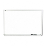 Quartet Magnetic Dry-Erase Board, Porcelain, 36 x 24, W