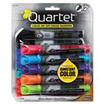 Quartet&reg; EnduraGlide Dry Erase Marker, Chisel Tip, Assorted Colors, 12/Set # QRT500120M