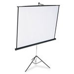 Quartet Portable Tripod Projection Screen, 70 x 70, Whi