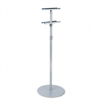 Quartet Adjustable Sign Stand, Metal, 44 to 73 High, 