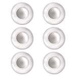 Quartet&reg; Rare Earth Magnets, Clear, 3/4" Diameter, 6 per Pack # QRT85391