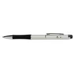 Quartet&reg; 3-in-1 Laser Pointer with Stylus and Pen, Projects 984 Feet, Silver # QRT85520