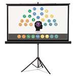 Quartet&reg; Wide Format Tripod Base Projection Screen, 45 x 80, White # QRT85567