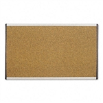 Quartet Cubicle Arc Frame Colored Cork Board, 18 x 30, 