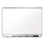 Quartet&reg; Prestige 2 DuraMax Porcelain Magnetic Whiteboard, 72 x 48, Silver Color Frame # QRTP557AP2