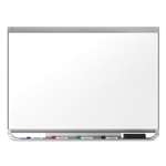 Quartet&reg; Prestige 2 DuraMax Porcelain Magnetic Whiteboard, 72 x 48, Graphite Color Frame # QRTP557GP2