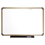 Quartet Euro Frame Dry-Erase Board, Porcelain/Steel, 36