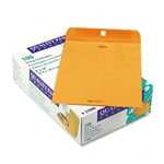 Quality Park Clasp Envelope, 9 x 12, 28lb, Light Brown,