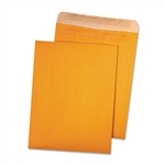 Quality Park 100% Recycled Brown Kraft Envelopes, 9 x 1