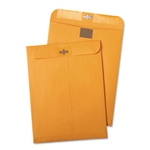 Quality Park Postage Saving Clear-Clasp Kraft Envelopes