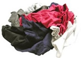 Reclaimed Colored T-Shirts Cleaning Rags, 50 lb. bag