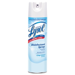 Reckitt Benckiser Disinfectant Spray, Linen, 19 oz. Aer