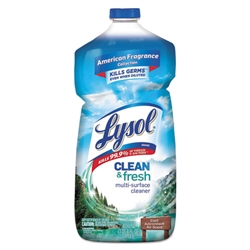 LYSOL All-Purpose Cleaner, Clean & Fresh Multi-Surface Cleaner, Cool Adirondack Air, 40oz Bottle# RAC78630