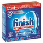 FINISH&reg; Powerball Dishwasher Tabs, Fresh Scent, 60/Box # RAC81158BX