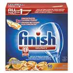 FINISH&reg; Dish Detergent Gelpacs, Orange Scent, Box of 60 Gelpacs # RAC81181