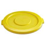 Rubbermaid&reg; Commercial Round Brute Lid, for 32gal Containers, 22 1/4" dia, Yellow # RCP2631YEL