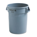 Rubbermaid Commercial Brute Refuse Container, Round, Pl