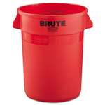 Rubbermaid&reg; Commercial Brute Refuse Container, Round, Plastic, 32 gal, Red # RCP2632RED