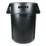 Rubbermaid Commercial Brute Vented Trash Receptacle, Ro