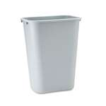 Rubbermaid&reg; Commercial Soft Molded Plastic Wastebasket, Rectangular, 10 1/4 gal, Gray # RCP295700GY