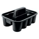 Rubbermaid&reg; Commercial Deluxe Carry Caddy, 8-Comp, 15w x 7 2/5h, Black # RCP315488BLA