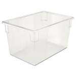 Rubbermaid&reg; Commercial Food/Tote Boxes, 21 1/2gal, 26w x 18d x 15h, Clear # RCP3301CLE