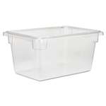 Rubbermaid&reg; Commercial Food/Tote Boxes, 5gal, 18w x 12d x 9h, Clear # RCP3304CLE