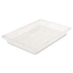 Rubbermaid&reg; Commercial Food/Tote Boxes, 5gal, 26w x 18d x 3 1/2h, Clear # RCP3306CLE