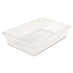 Rubbermaid&reg; Commercial Food/Tote Boxes, 8 1/2gal, 26w x 18d x 6h, Clear # RCP3308CLE