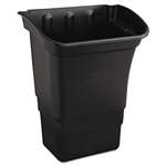 Rubbermaid&reg; Commercial Optional Utility Cart Refuse/Utility Bin, Rectangular, 8gal, Black # RCP335388BLA