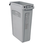 Rubbermaid Commercial Slim Jim  Receptacle w/Venting Ch