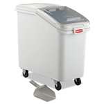 Rubbermaid&reg; Commercial ProSave Mobile Ingredient Bin, 26.18gal, 15 1/2w x 29 1/2d x 28h, White # RCP360288WHI