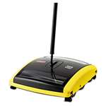 Rubbermaid&reg; Commercial Brushless Mechanical Sweeper, 44" Handle, Black/Yellow # RCP421588BLA