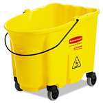 Rubbermaid&reg; Commercial WaveBrake Bucket, 8.75gal, Yellow # RCP757088YEL