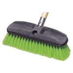 Rubbermaid&reg; Commercial Synthetic-Fill Wash Brush, 10" Yellow Plastic Block # RCP9B72GRE