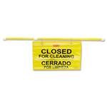 Rubbermaid&reg; Commercial Site Safety Hanging Sign, 27 x 13, Yellow # RCP9S1600YL