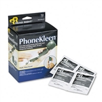 Read Right PhoneKleen Wet Wipes, Cloth, 5 x 5, 72/Box #