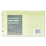 National Brand Extra Sheets for 4-Ring Ledger Binder, 8