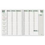 Blueline&reg; Weekly Planner Ruled For 15-Minute Appointments, 8-1/2 x 11, Black, 2015 # REDC22521T