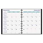 Blueline&reg; MiracleBind 17-Month Planner, Hard Cover, 11 x 9-1/16, Black, 2012-2013 # REDCF1512C81