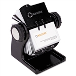 Rolodex Wood Tones Open Rotary Business Card File Holds