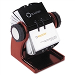 Rolodex Wood Tones Open Rotary Business Card File Holds