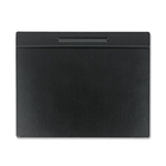 Rolodex Wood Tone Desk Pad, Black, 24 x 19 # ROL62540