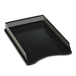 Rolodex&trade; Distinctions Self-Stacking Desk Tray, Metal, Black # ROLE22615