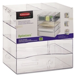 Rubbermaid Optimizers 4-Way Organizer w/Drwrs, Plastic,