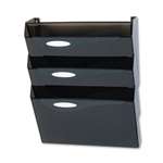 Rubbermaid&reg; Classic Hot File Wall File Systems, Letter, Three Pocket, Smoke # RUBL16603